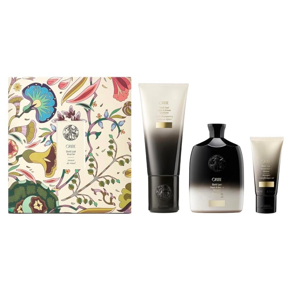 Oribe Gold Lust Ritual Set - Shampoo, Conditioner, & Mask! NEW in gift box